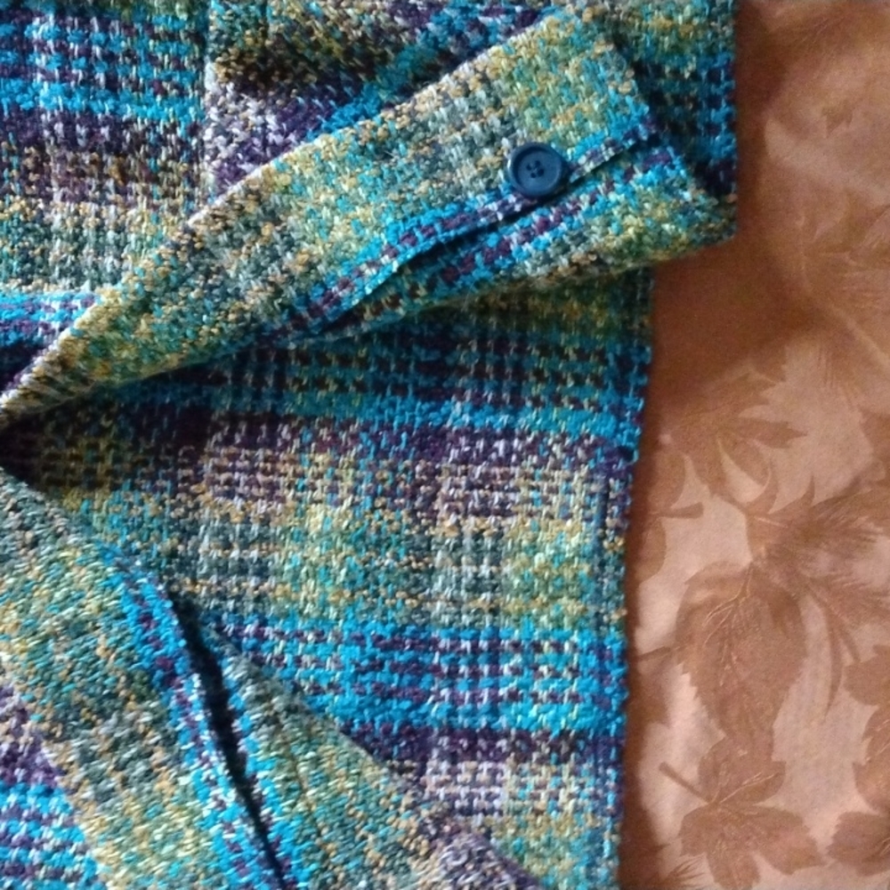 🎉HP🎉 Boyne Valle Weavers Authentic Irish woven Sweater Jacket. NWOT - Picture 5 of 9